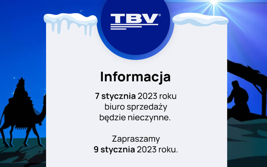 Informacja z biura TBV